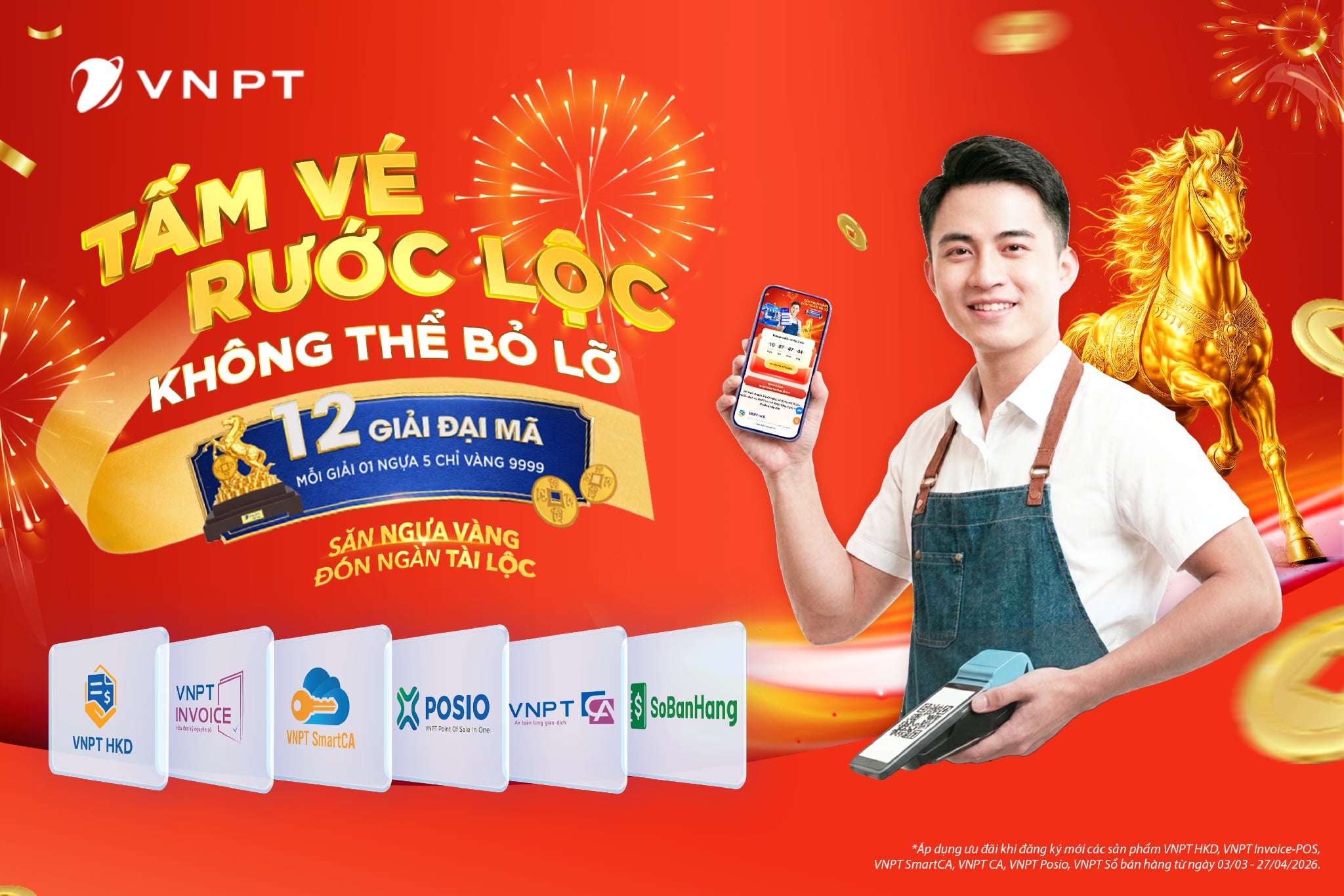 Ngựa Vàng Tài Lộc 2026: Cơ hội rước "Đại Mã" cho hộ kinh doanh bứt phá